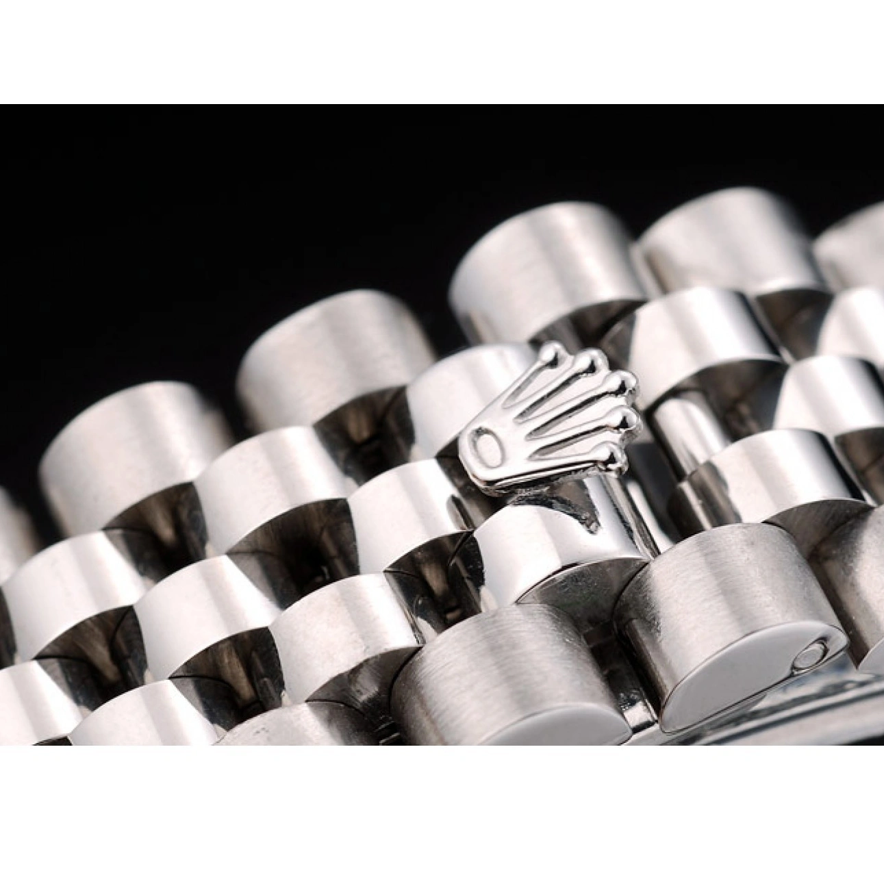 Rolex aaa copy 41977 Steel DateJust Stainless Rolex Bezel Dial Ribbed Silver 1028